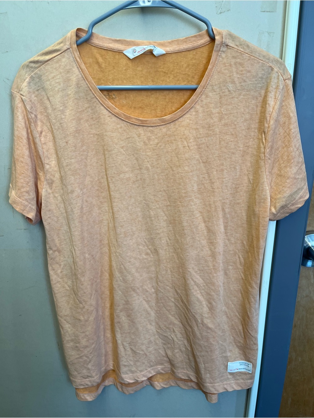 Odd Molly Light Peach Crewneck Tee large